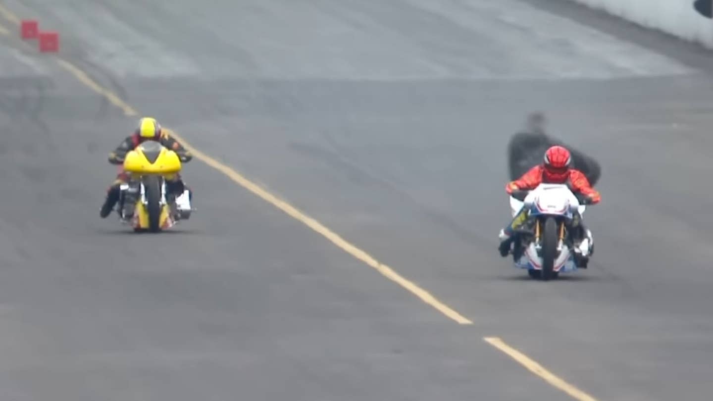 This 268-MPH Quarter-Mile Pass Is the Fastest in Drag Bike History