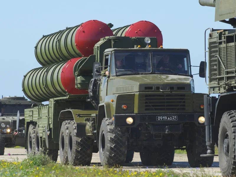 A Russian S-300 surface-to-air missile system. <em>Russian Ministry of Defense</em>