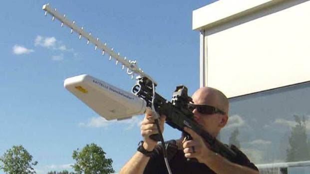 The Battelle's DroneDefender seen here was introduced over half a decade ago.