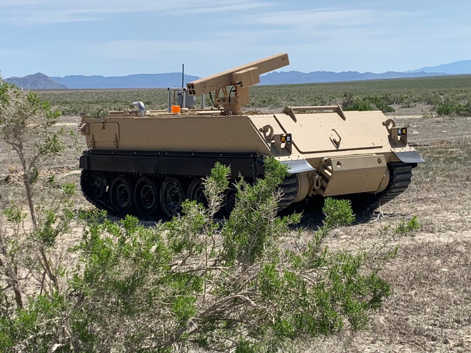 Army Tests Uncrewed M113 Armed With Laser-Guided Rocket Launcher