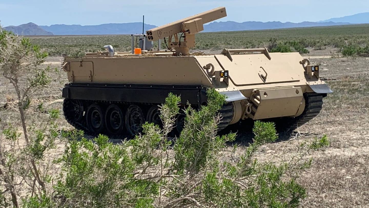 Army Tests Robotic M113 Armed With Guided Rocket Launcher | The Drive