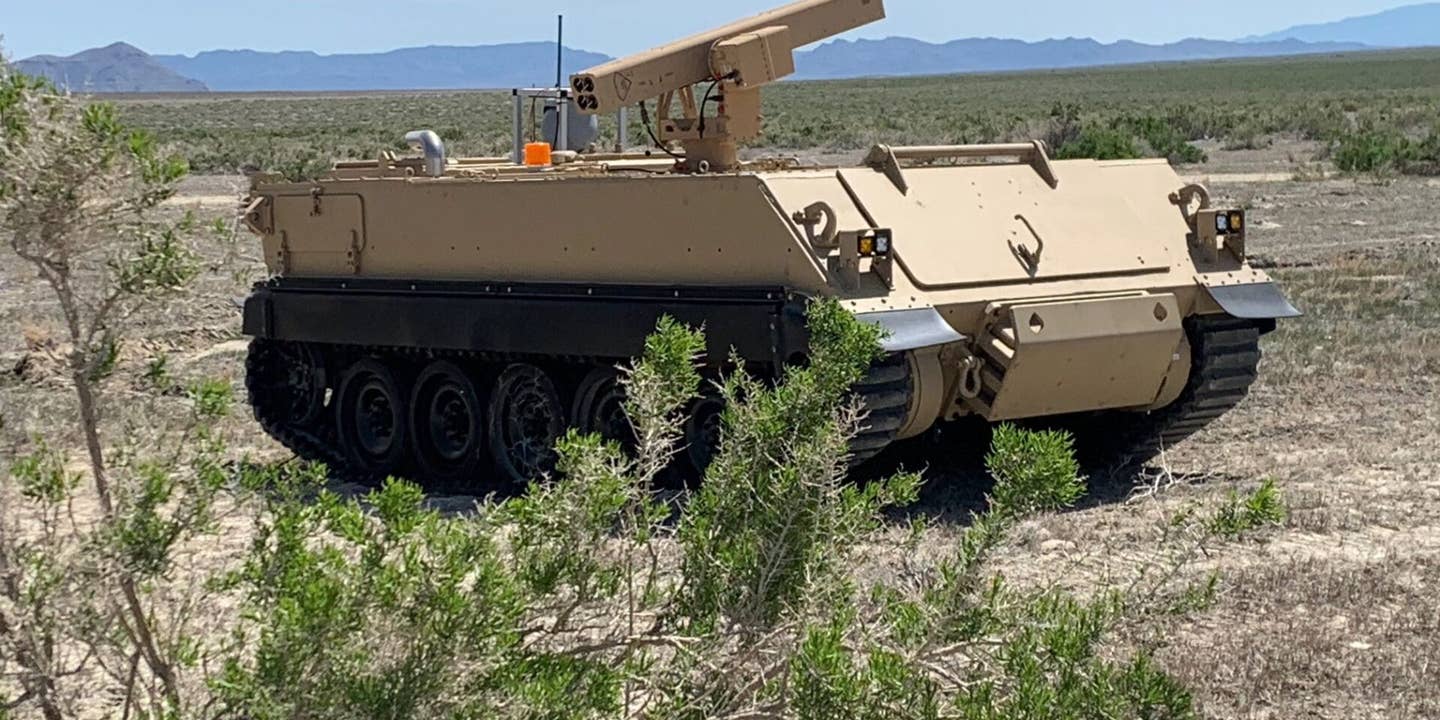 Army Tests Uncrewed M113 Armed With Laser-Guided Rocket Launcher