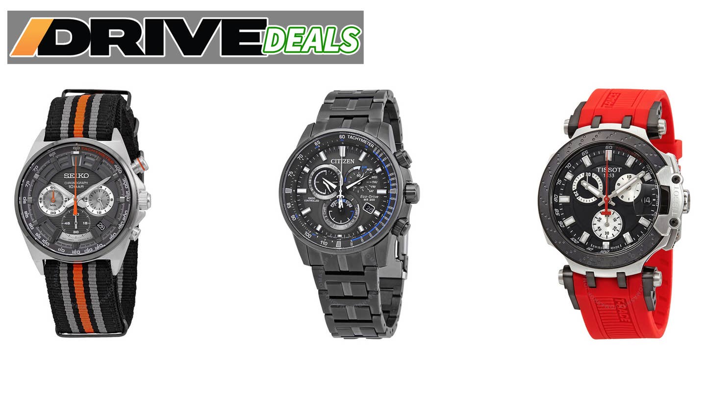 Pretend You’re a Racing Star With These Watch Deals From Jomashop