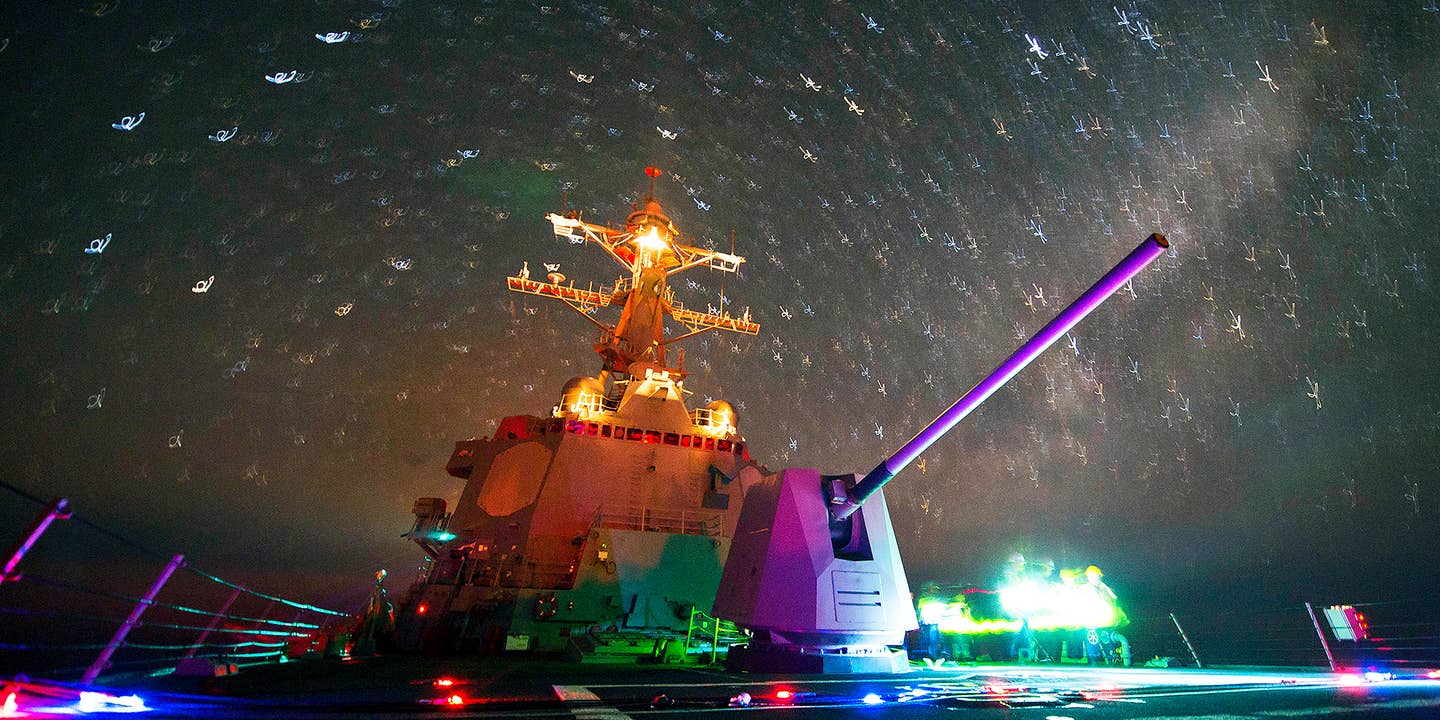Navy Ships Swarmed By Drones, Not UFOs, Defense Officials Confirm