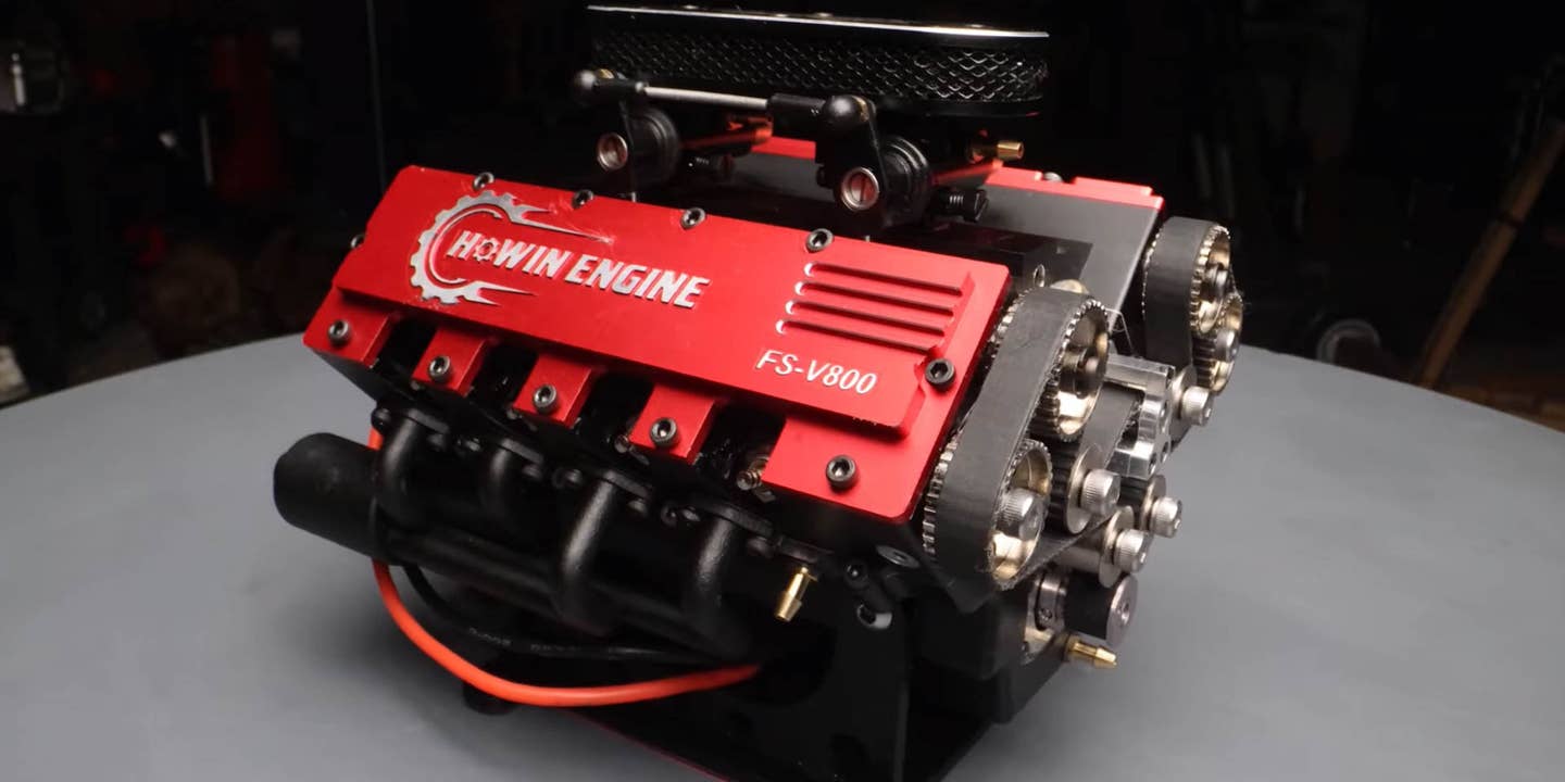 Tiny V8 Can Hit 10,500 RPM and Fit in the Palm of Your Hand