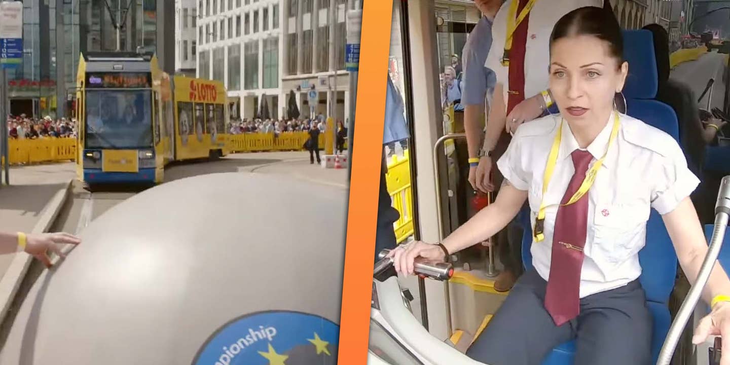 Europe’s Theatrical Trolley Driver Olympics Are Hilariously Good