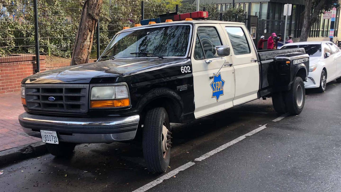 SFPD Still Runs a 1995 Ford F-350 That’s Been Burned, Beaten, and Just Won’t Quit