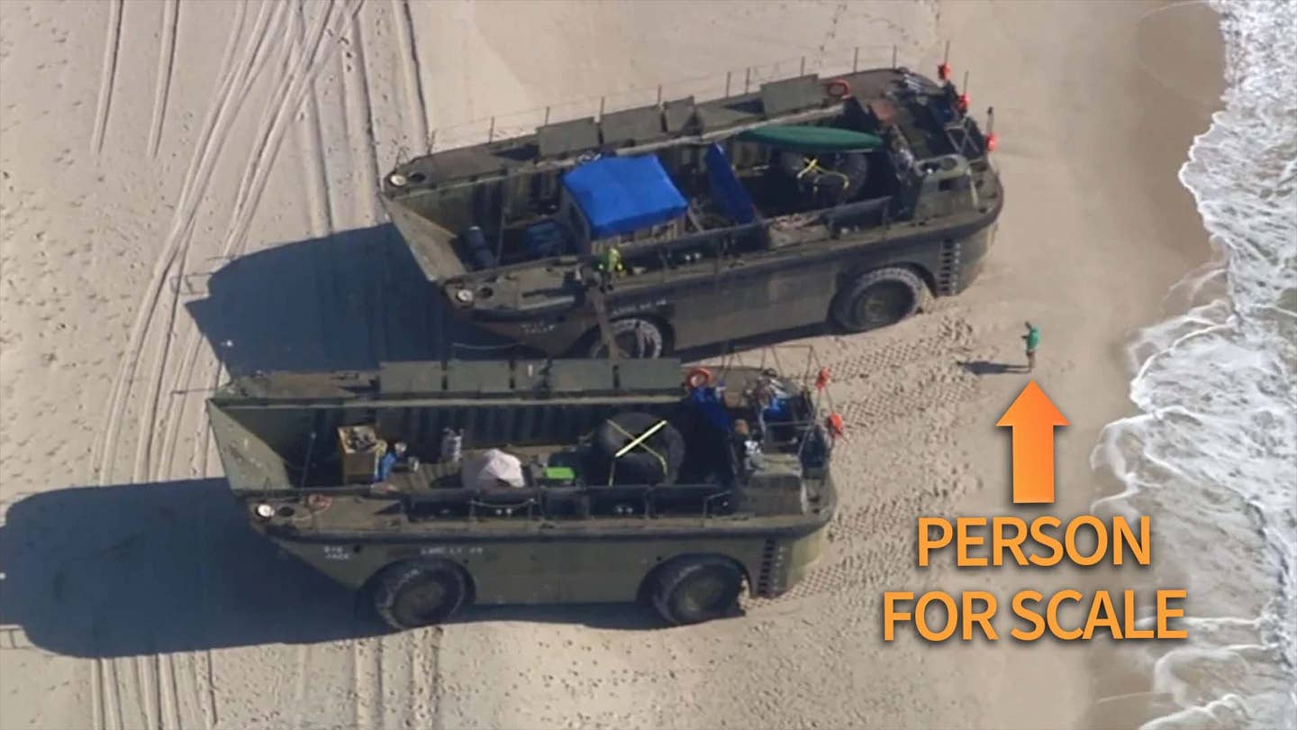 ‘Are We Being Invaded?’ Massive Amphibious Vehicles Come Ashore Again in NJ