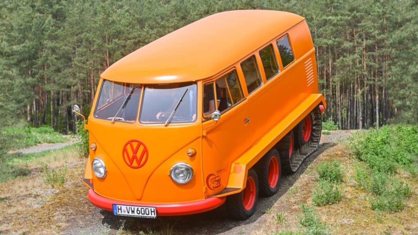 Volkswagen Restores Rare Half-track Bus Built for Alpine Duty