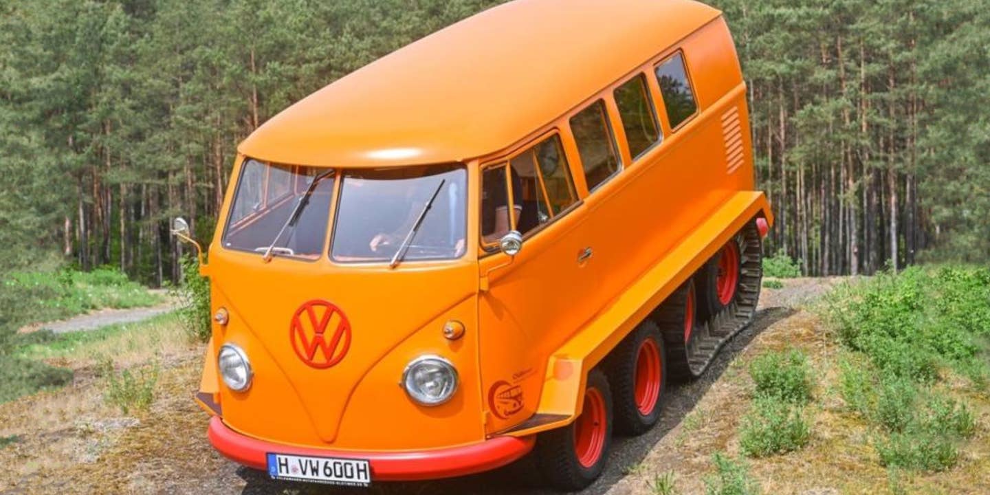 Volkswagen Restores Rare Half-track Bus Built for Alpine Duty