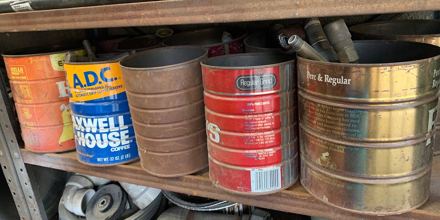 Why Old Coffee Cans Are Mainstays of DIYers’ Home Garages