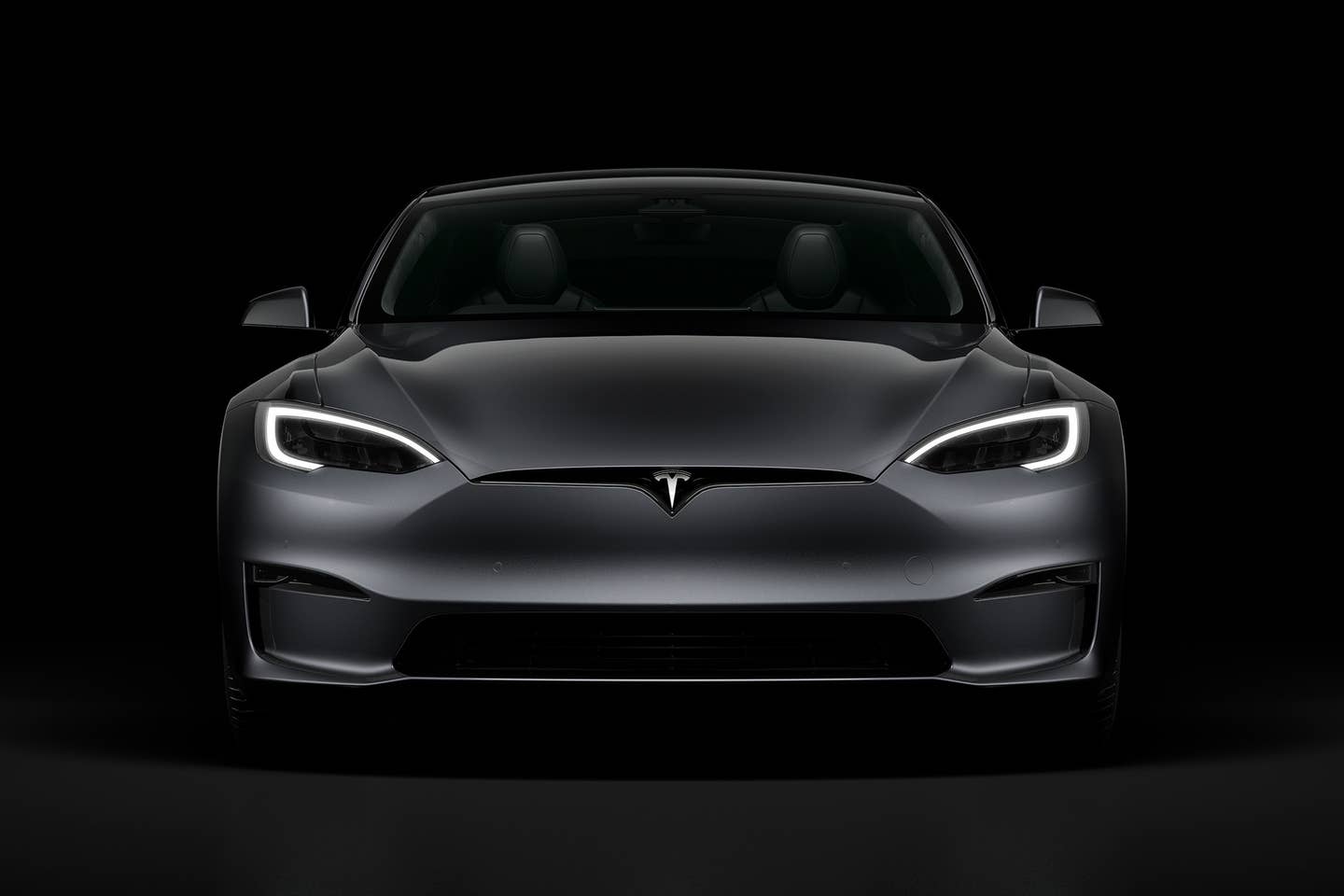 A Tesla Model S