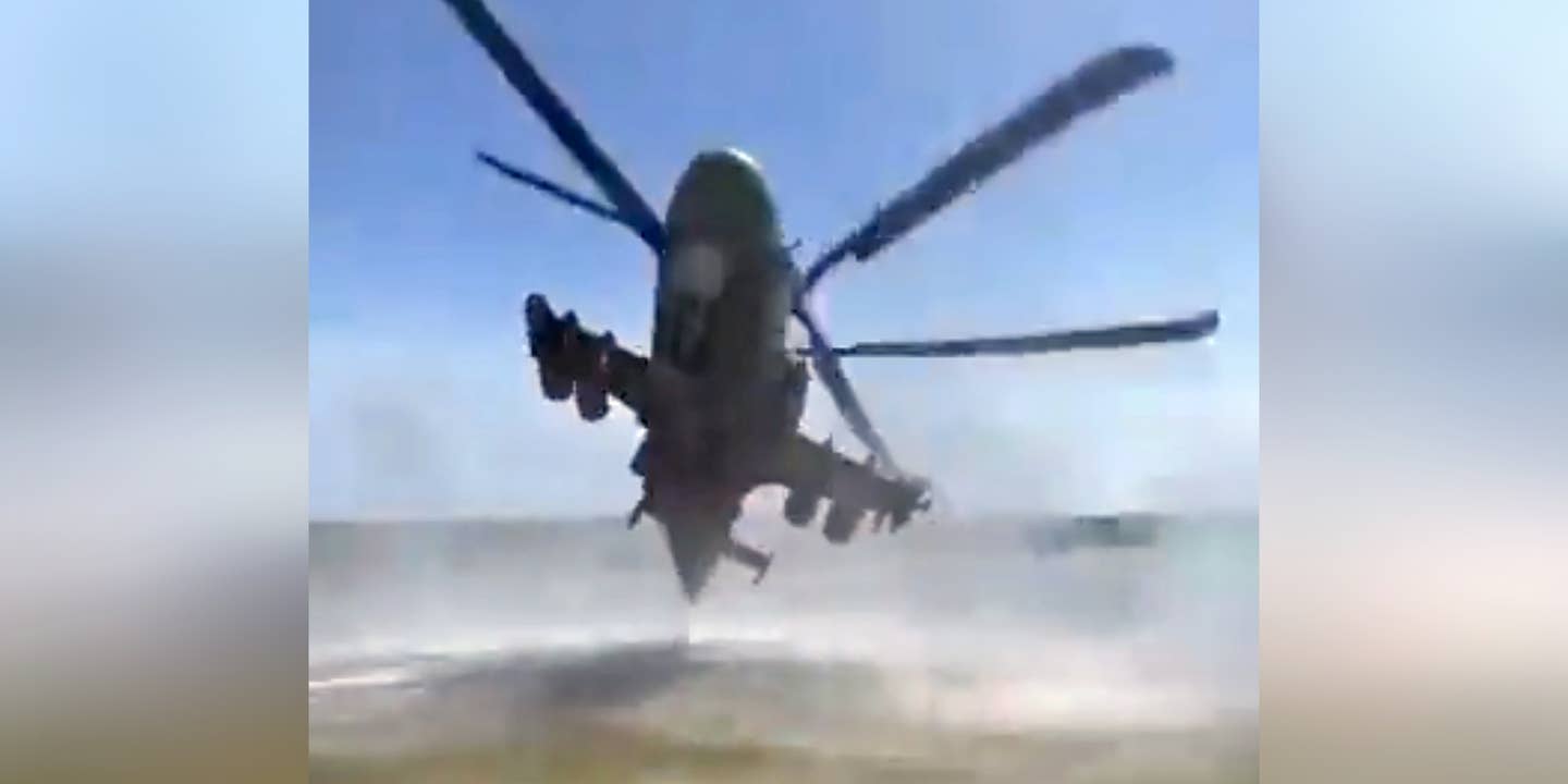 Russian Ka-52 Attack Helicopter’s Ludicrous Stunt Nearly Ends In Disaster