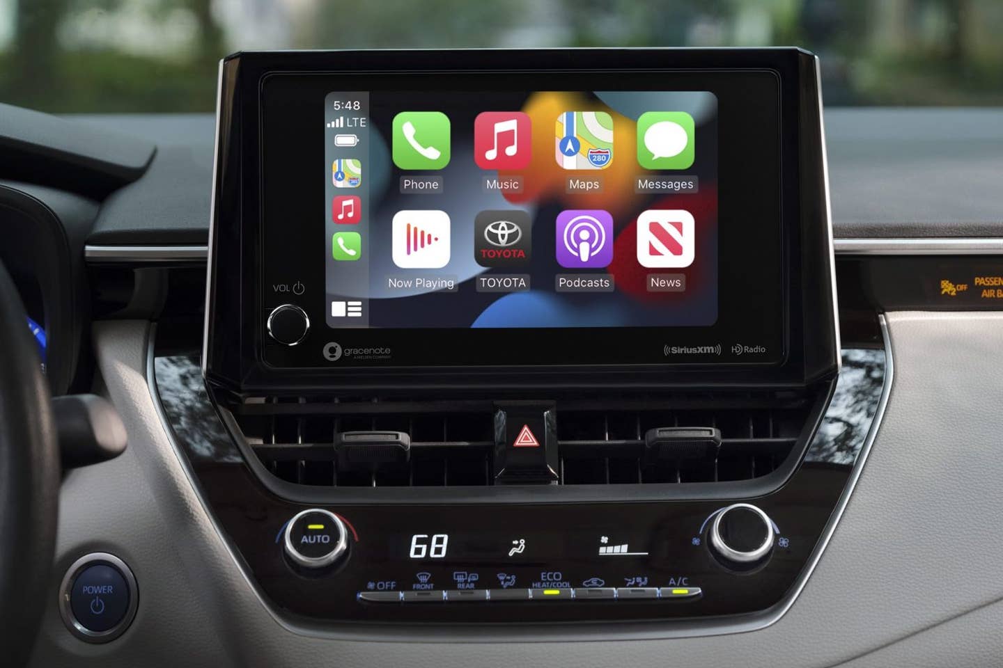 2023 Toyota Corolla, eight-inch infotainment screen