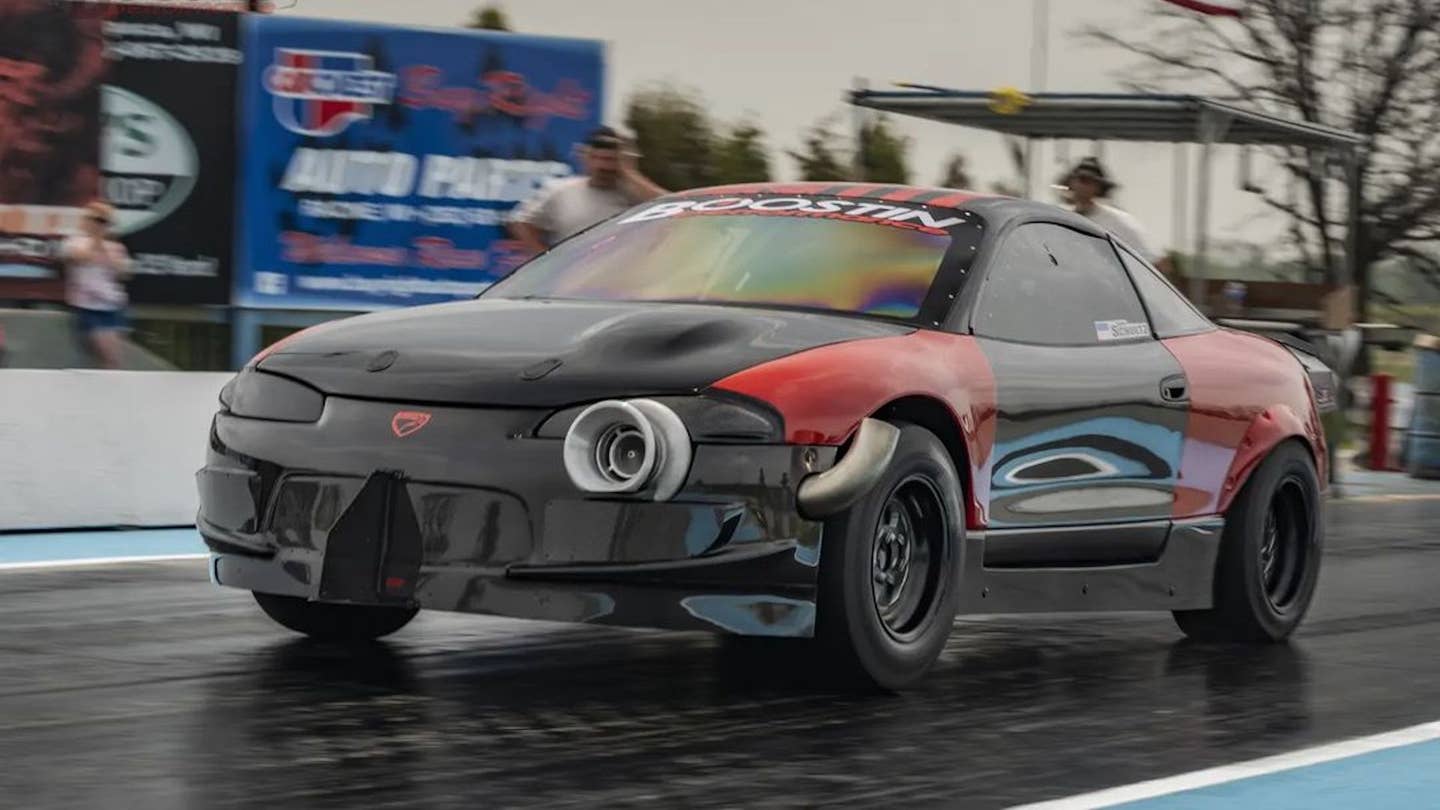 1,800-HP Eagle Talon Is World’s First 6-Second, AWD Four-Banger Drag Racer