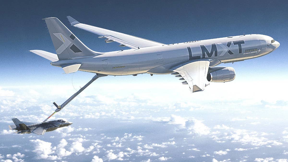 An artist's conception of the Lockheed Martin-Airbus LMXT tanker. <em>Lockheed Martin</em>
