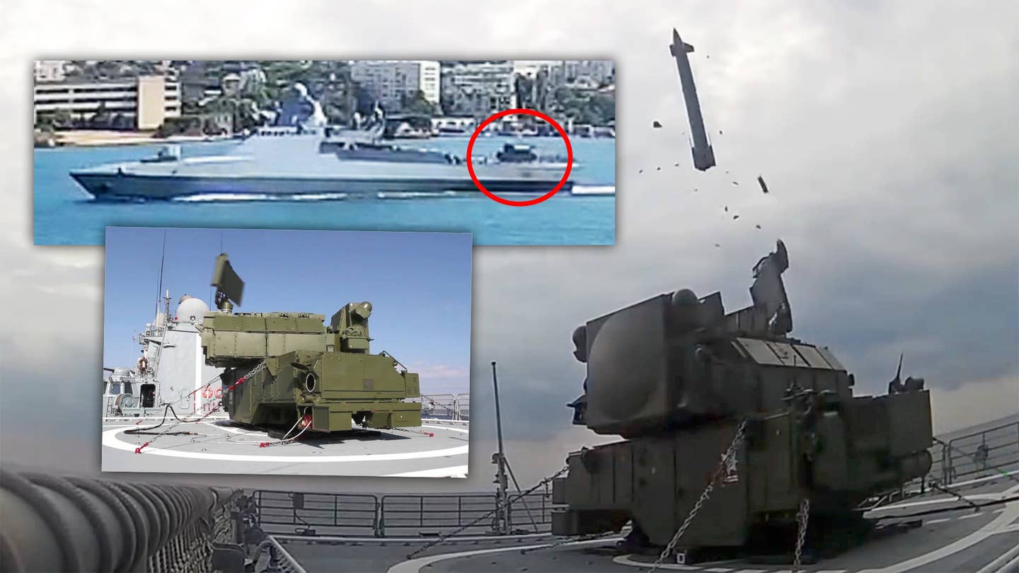 Ground-Based Tor SAM System Seen Strapped To Russian Black Sea Warship