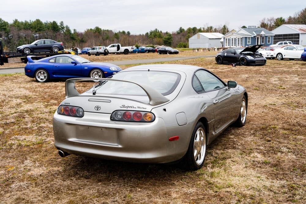 This 1998 Toyota Supra painted in rare Quicksilver sold for $265,000.