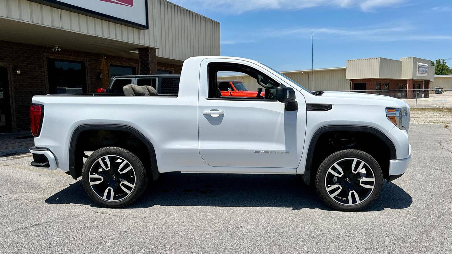 This Shop Is Building a Modern GMC Jimmy From a Sierra Single-Cab Pickup