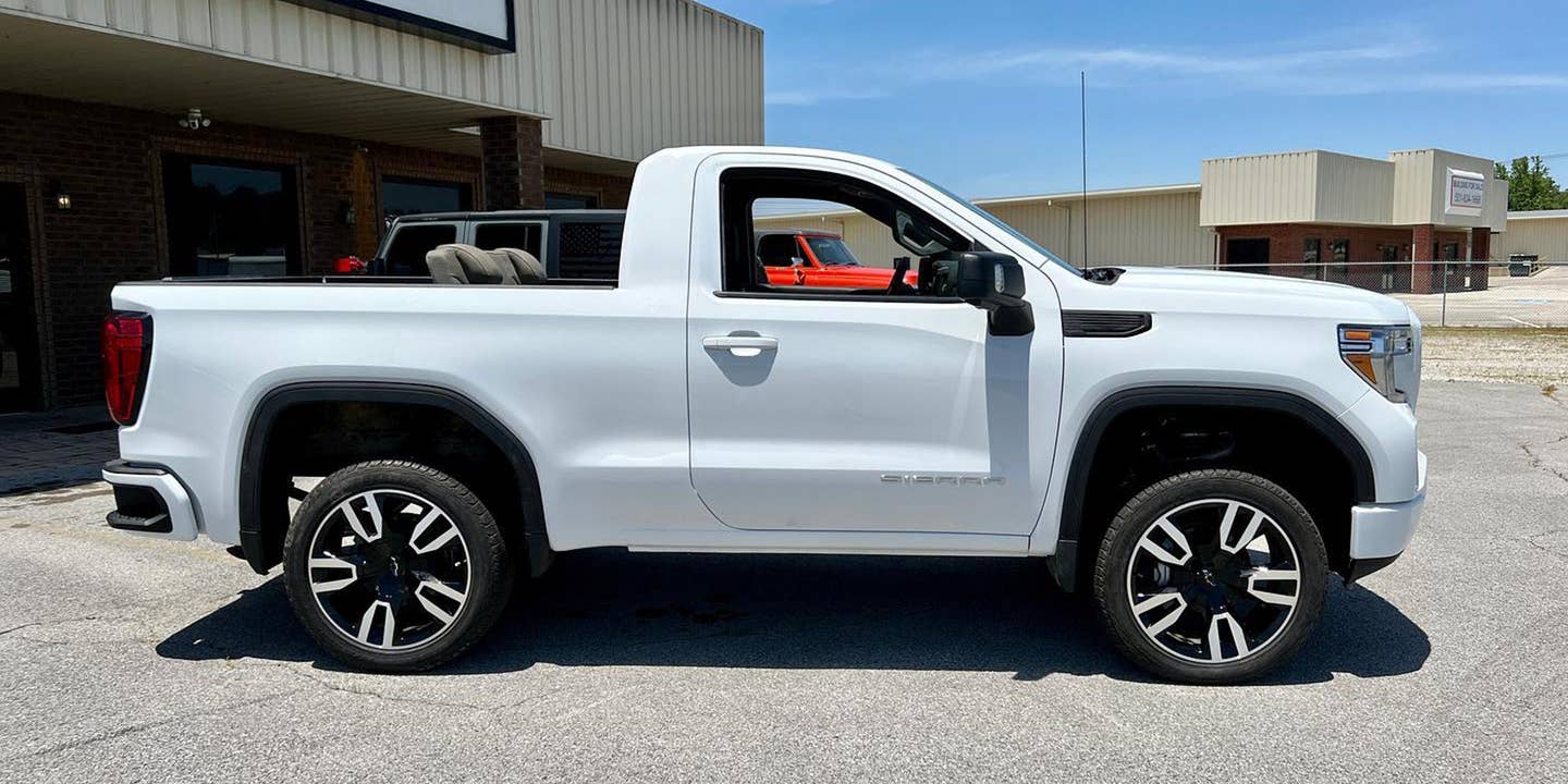 This Shop Is Building a Modern GMC Jimmy From a Sierra Single-Cab Pickup