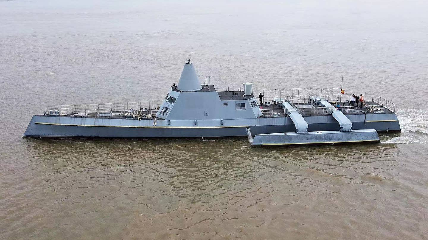 This Is Our Best Look Yet At China’s Knockoff Of The U.S. Navy’s Sea Hunter
