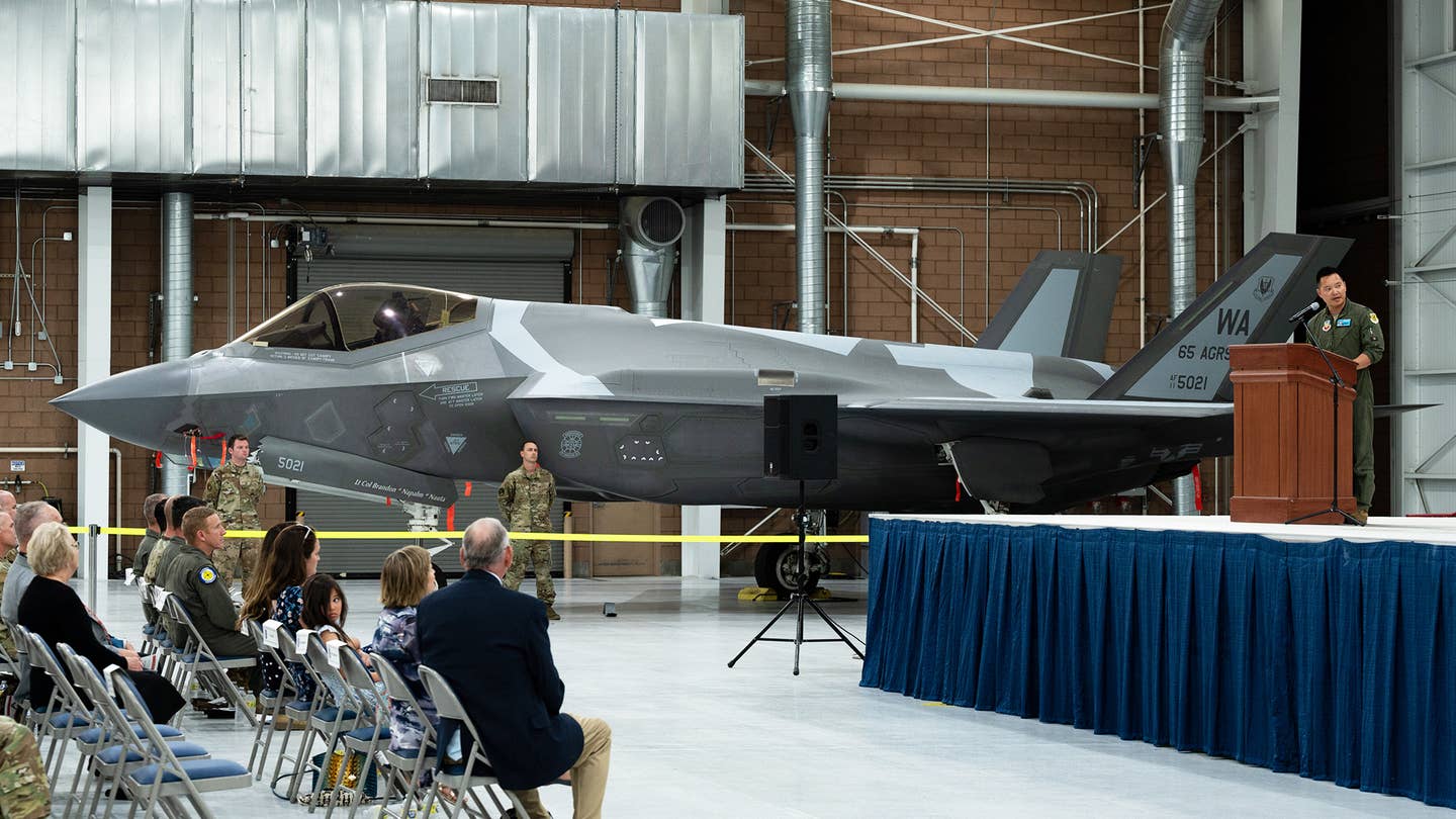 First F-35 Aggressor Dedicated To Replicating Chinese Threats Unveiled