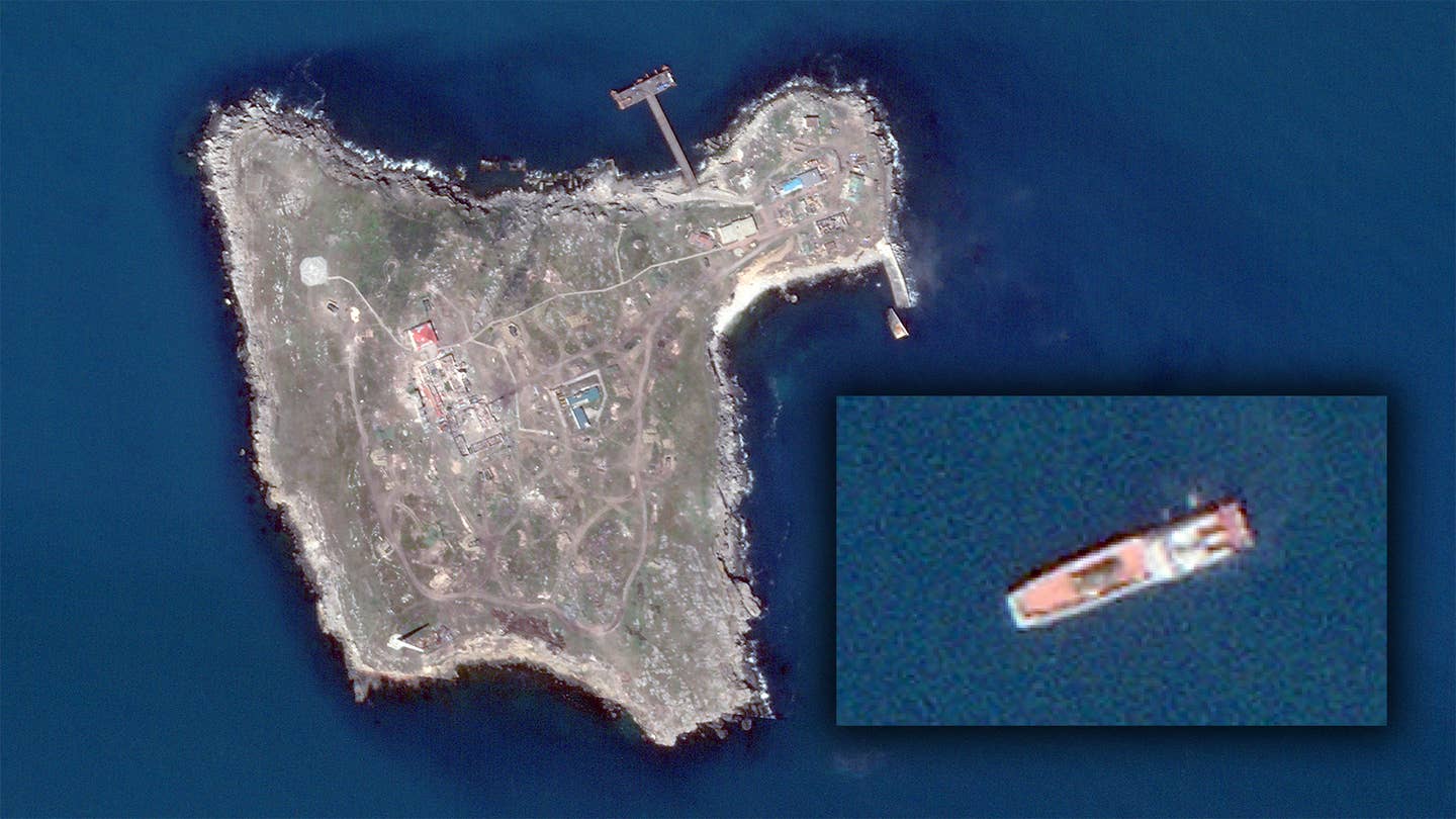 Snake Island Reinforced By Russia With Additional Surface-To-Air Missiles