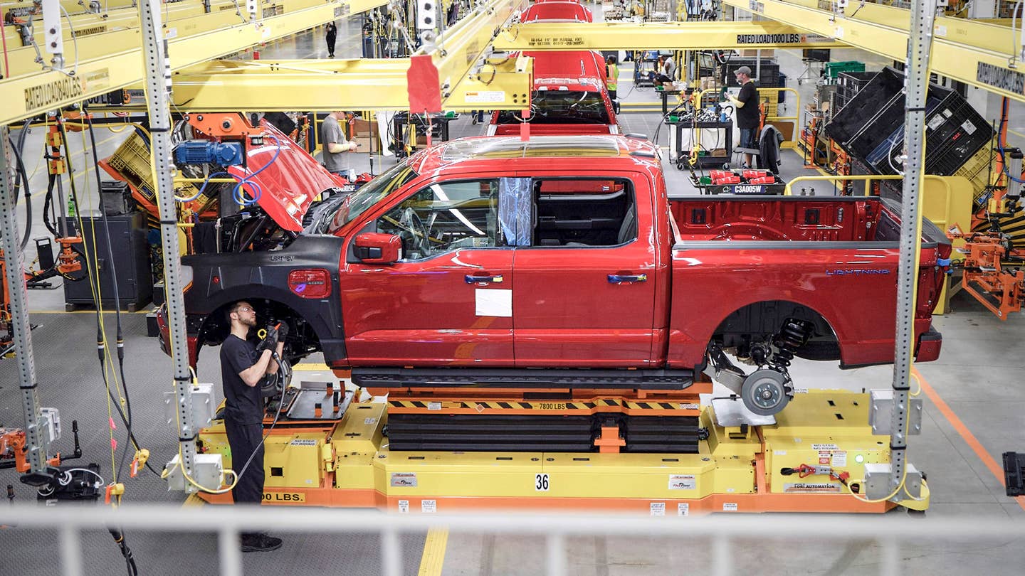 Ford F-150 Lightning Vehicle Production Microchip Shortage