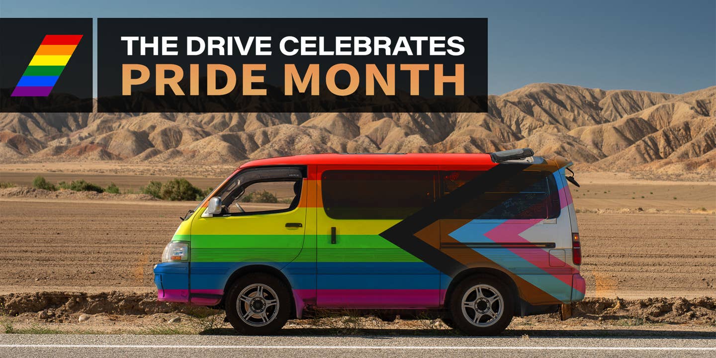 Victoria Scott's Toyota Hiace for The Drive's Pride month celebration