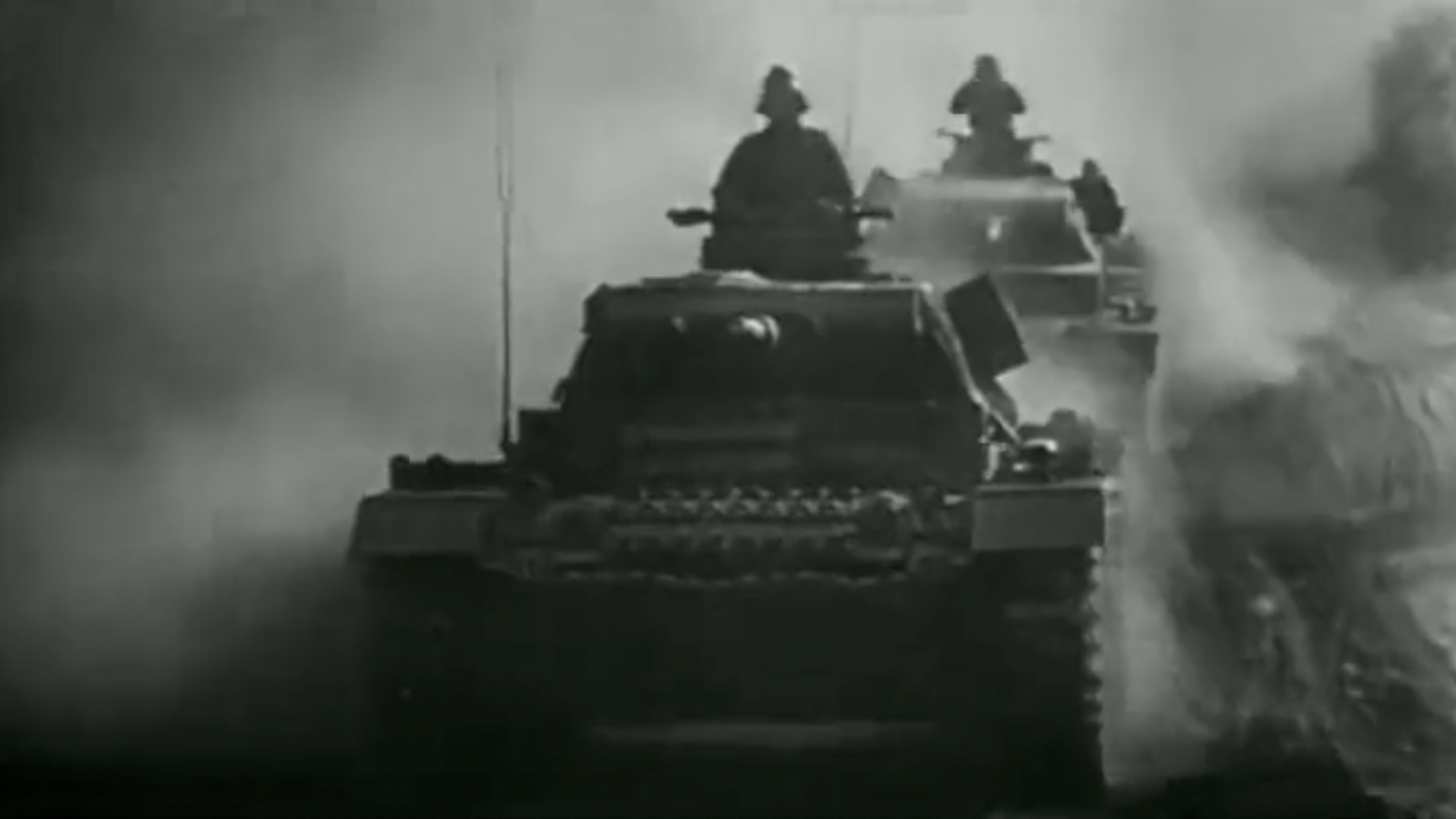No, these are not Americans riding American tanks. But video of Nazis riding Nazi tanks was included in a National Guard tweet celebrating the U.S. Army's 247th birthday.