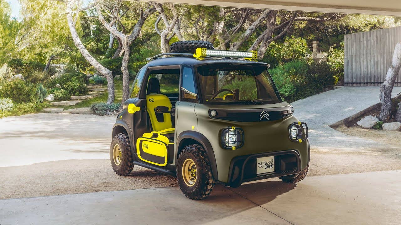 The concept My Ami Buggy that Citroen showed off in December (pictured) was a little more lairy than the limited-edition production version.