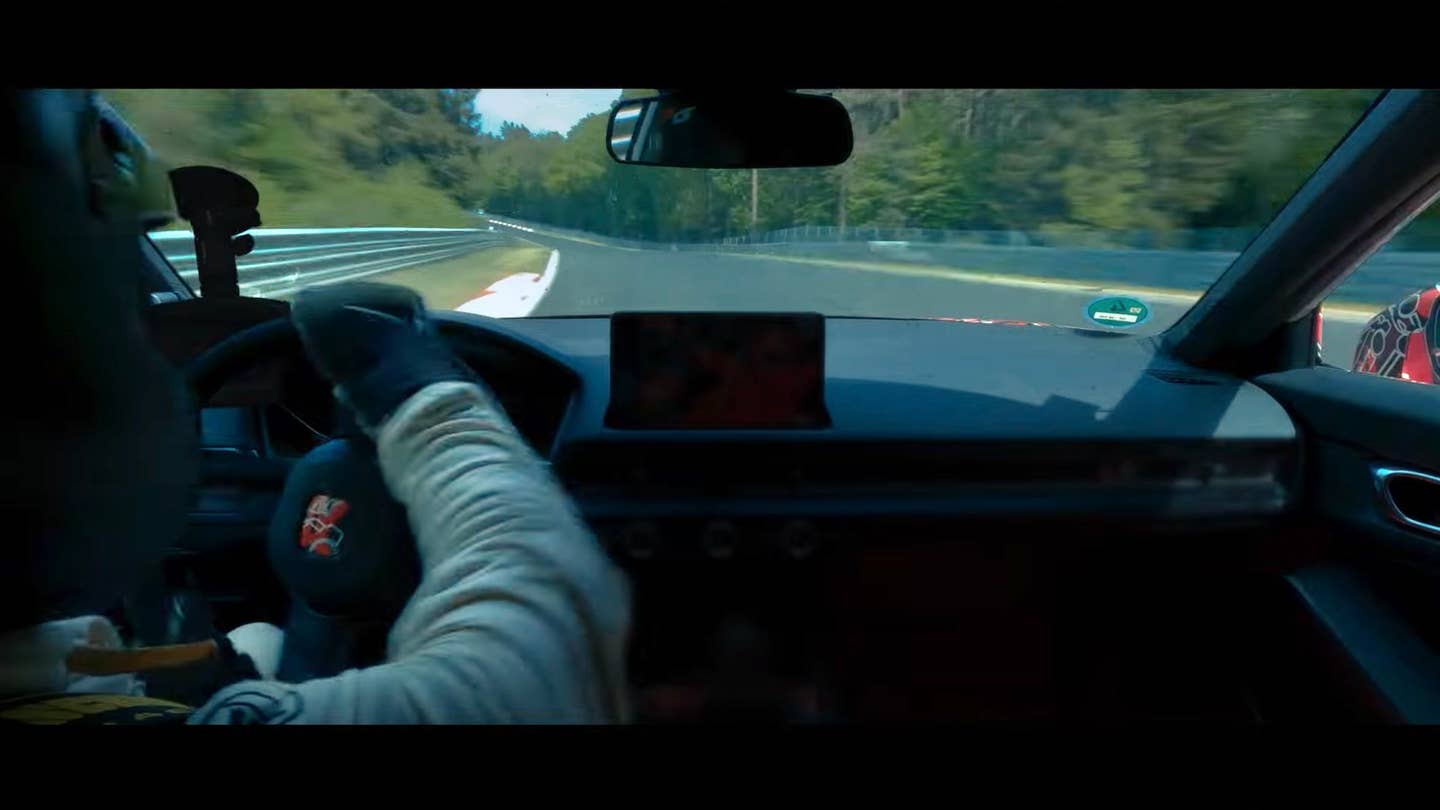 Watch the New Honda Civic Type R Attack the Nurburgring