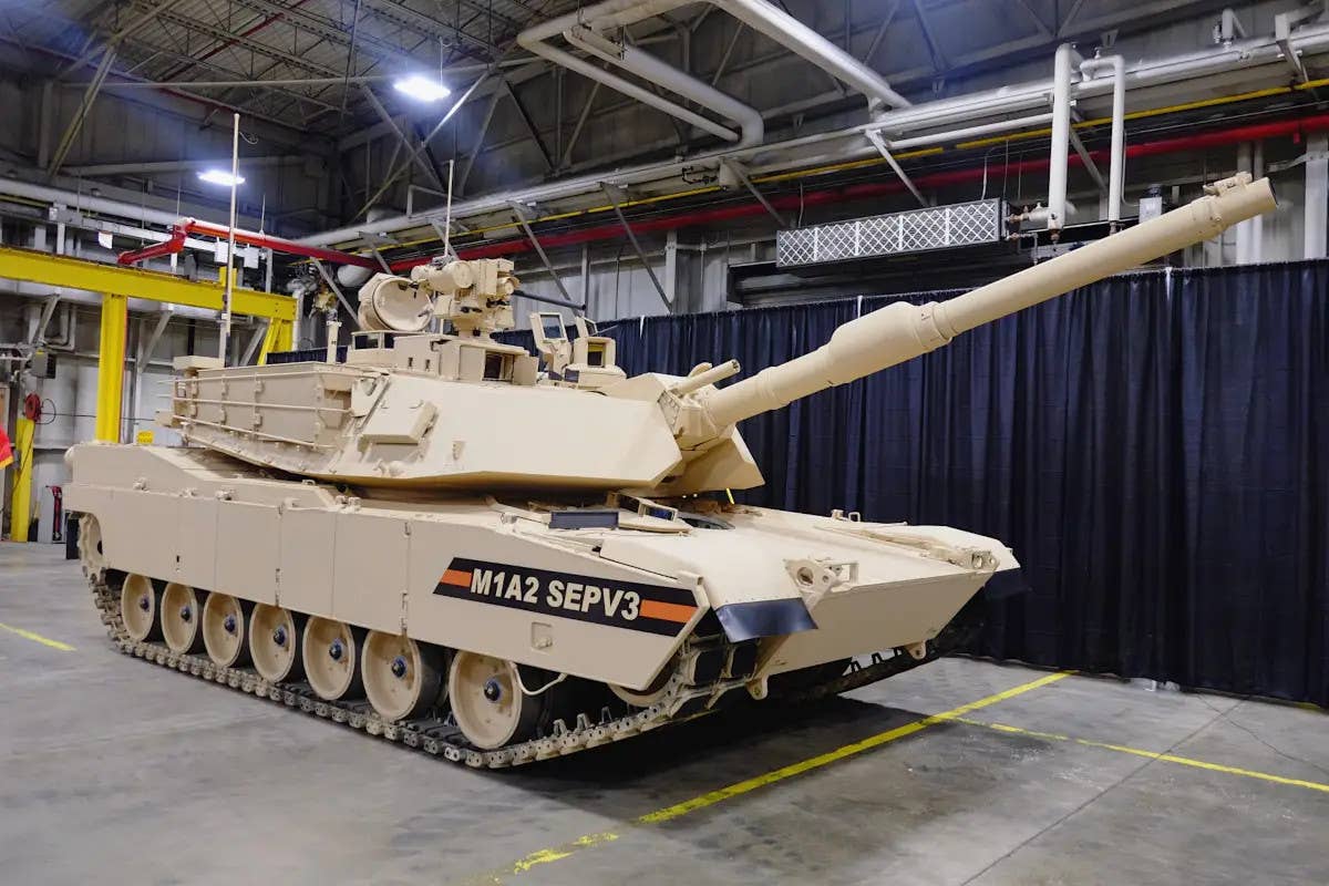 The M1A2 SEPv3 prototype at the time of its public rollout in 2017. This is the most modern variant currently in U.S. military service. <em>GDLS</em>