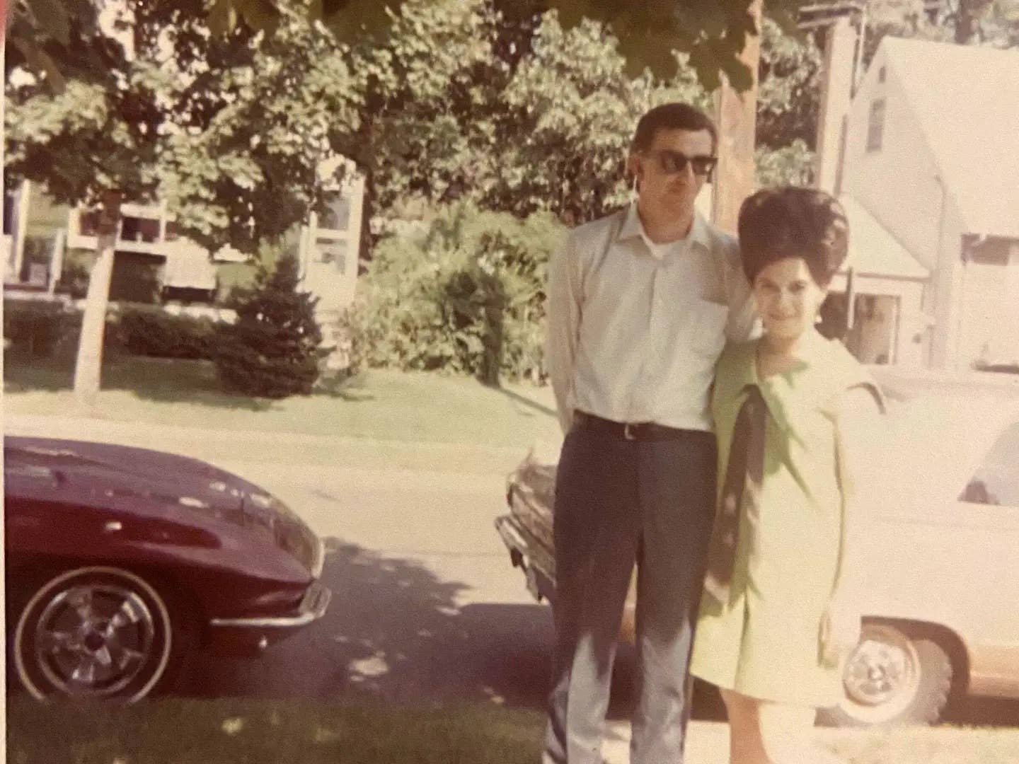 Dad and Mom during their carefree pre-kids days.