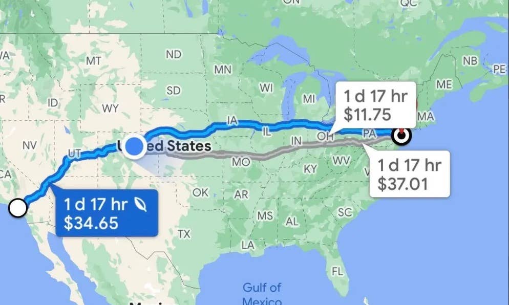 Google Maps Can Now Estimate Toll Prices and Here’s What It Looks Like