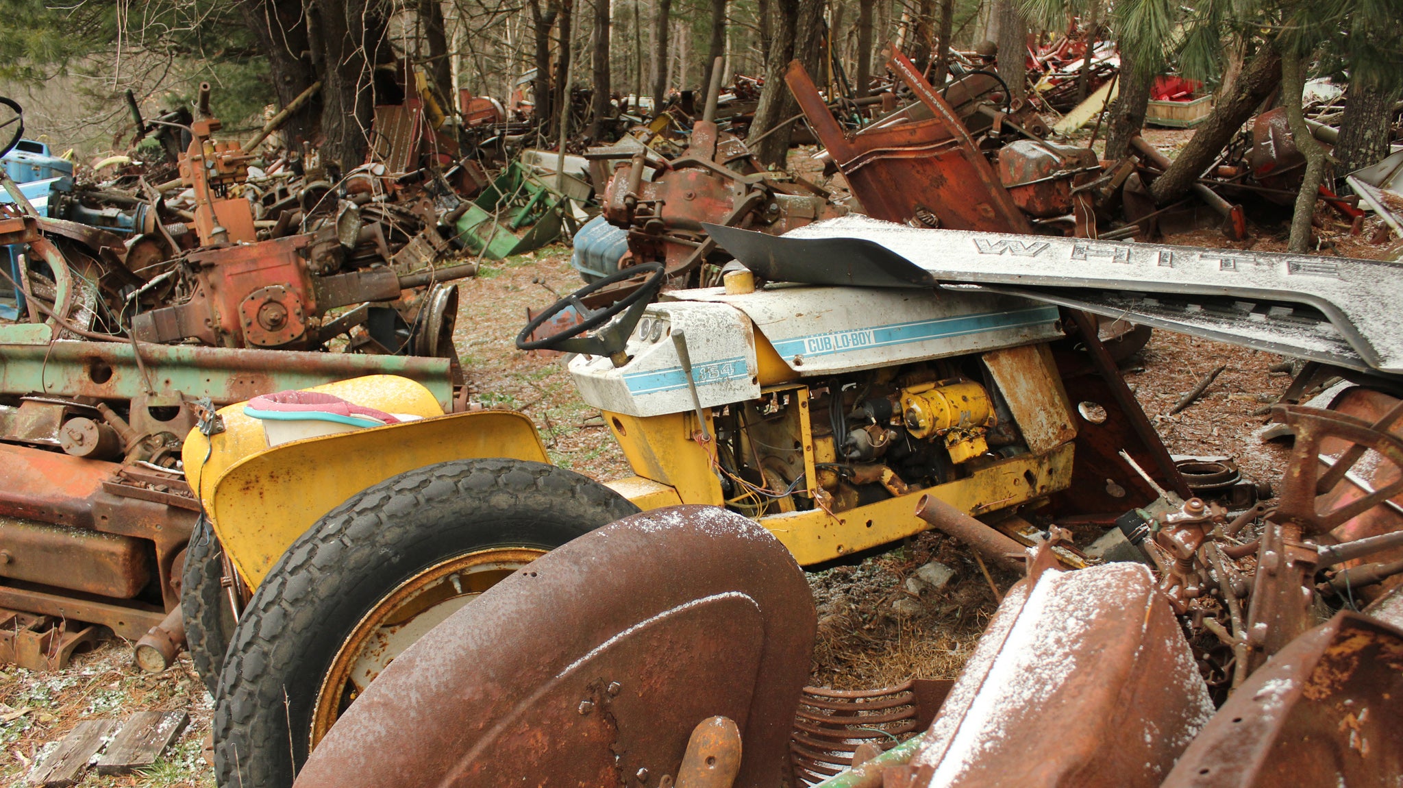 This Vast Farm Salvage Yard In The