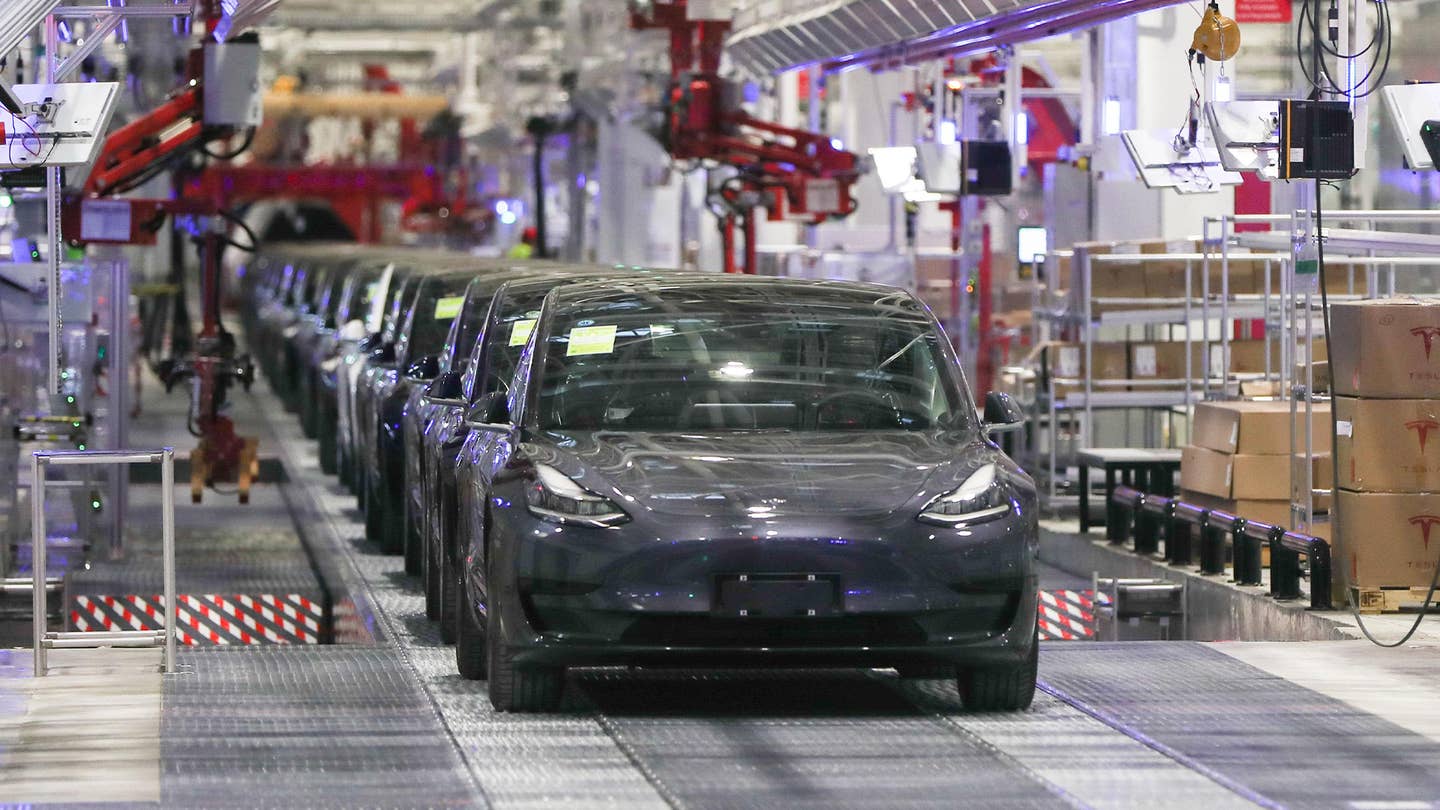 Tesla Factory Assembly