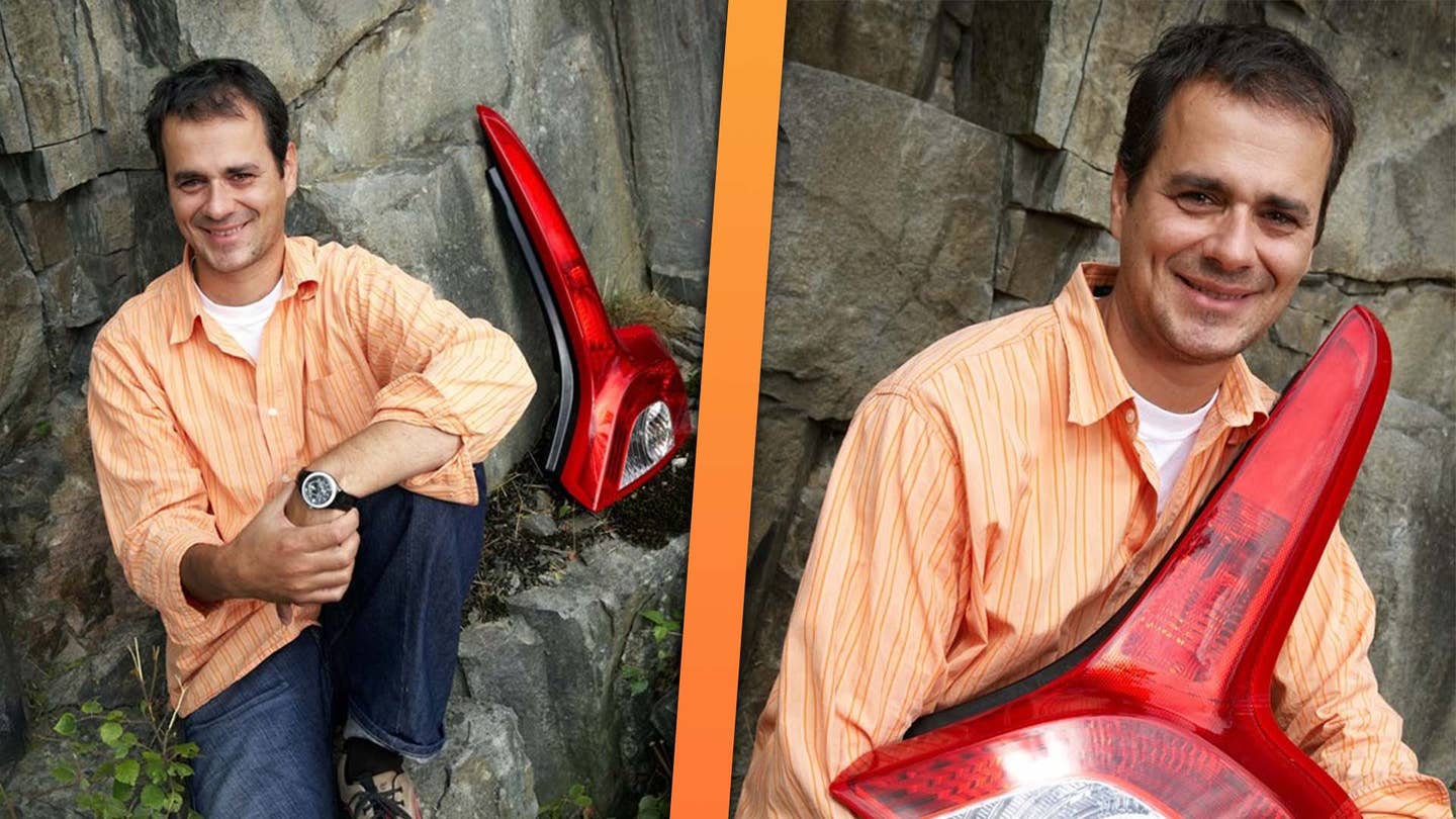Volvo Made Its Designer Pose With a Taillight for These Uncomfortable Photos