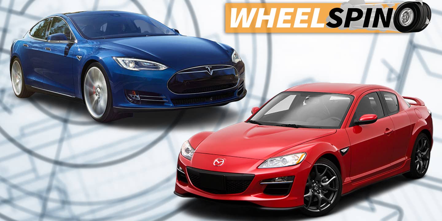 The Mazda RX-8 Died and the Tesla Model S Was Born on the Same Day 10 Years Ago