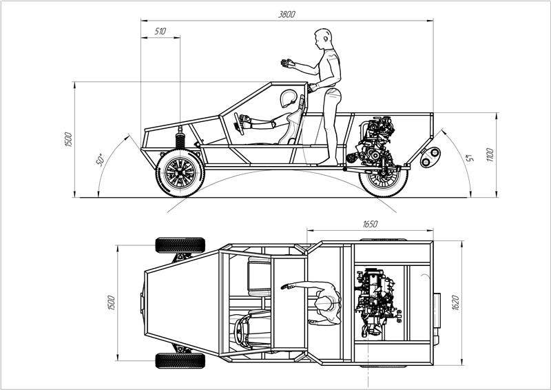 SteelTec Group's design plans for a proposed light military vehicle. <em>SteelTec Group</em>