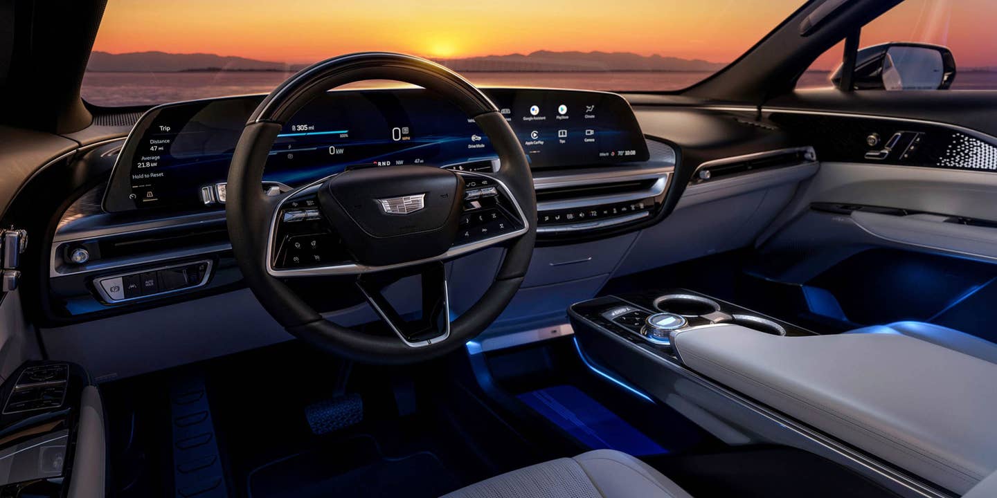 2023 Cadillac Lyriq Interior Uses Nothing From GM’s Parts Bin