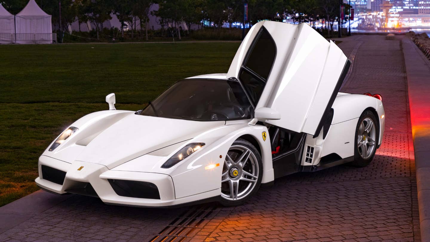The Only White Ferrari Enzo Is Now Up for Sale