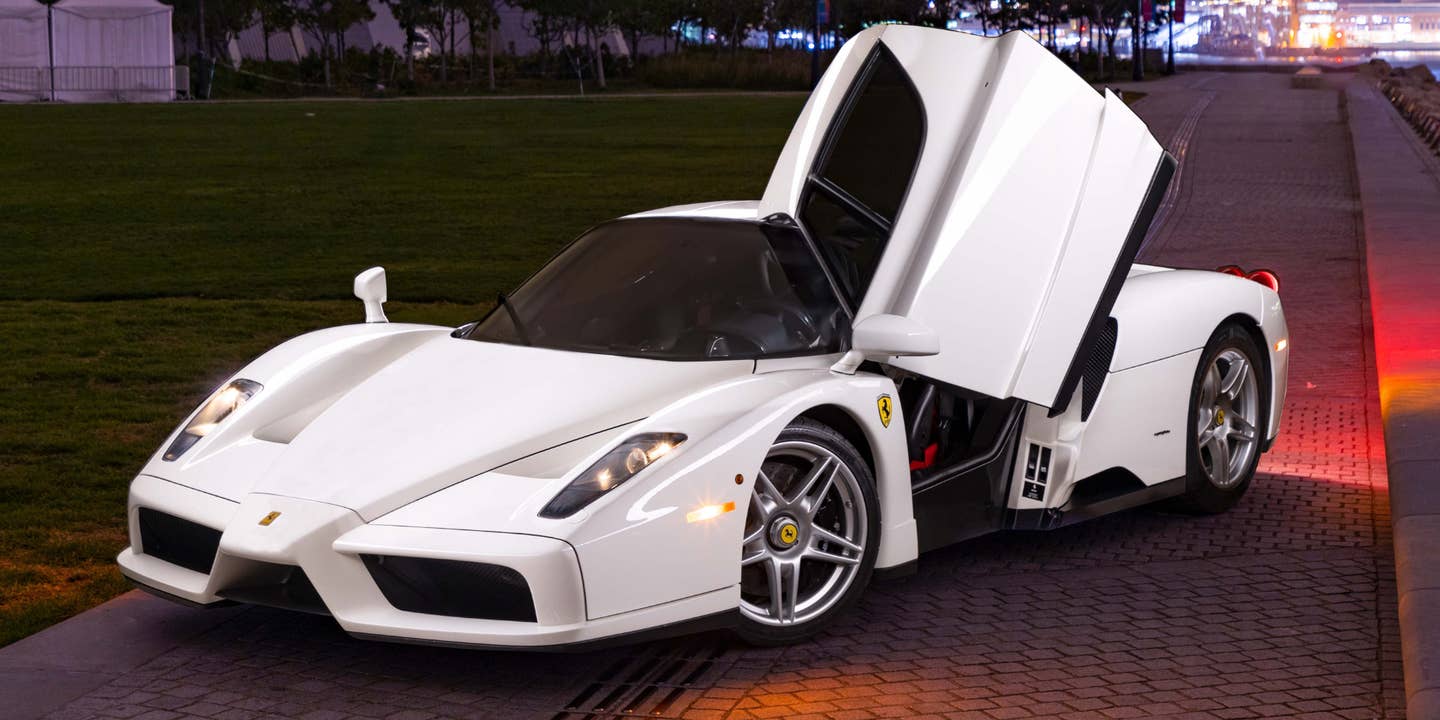 The Only White Ferrari Enzo Is Now Up for Sale