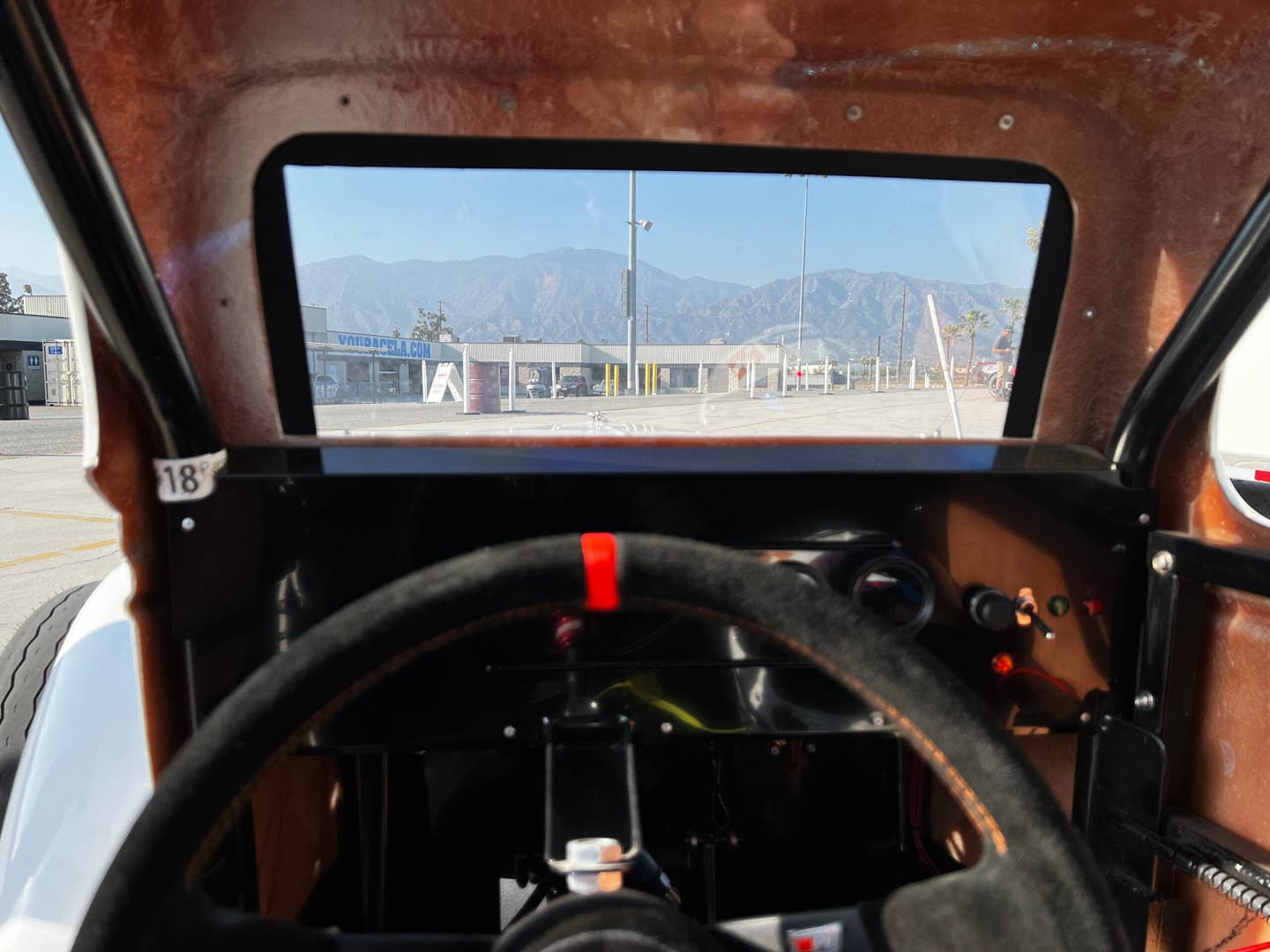 The view from the Legend car driver's seat | Chris Rosales