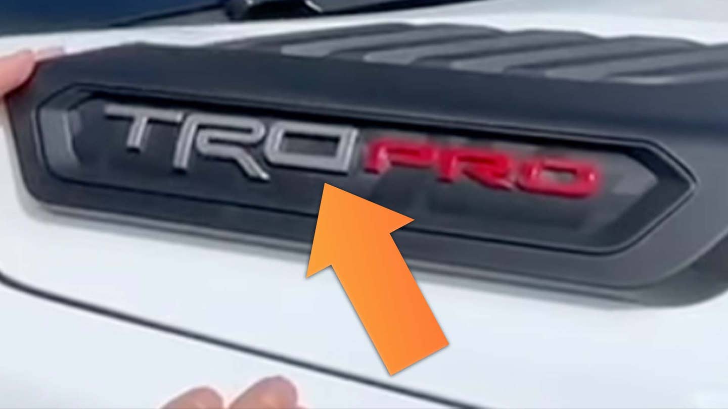 2022 Toyota Tundra TRD Pro Delivered With Backwards D on the Badge
