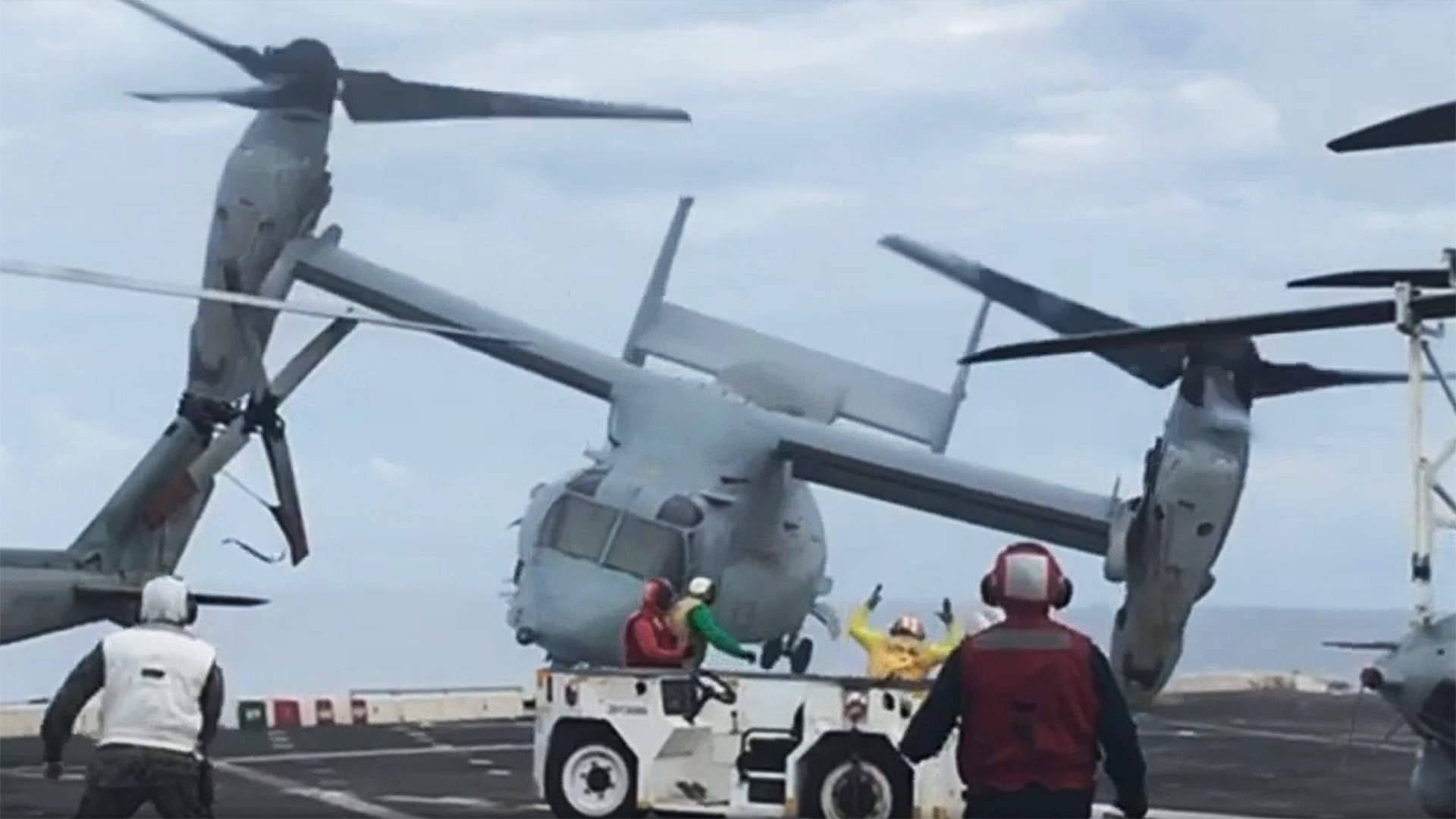 Harrowing Video Of Deadly 2017 MV22 Osprey Crash Emerges The Drive
