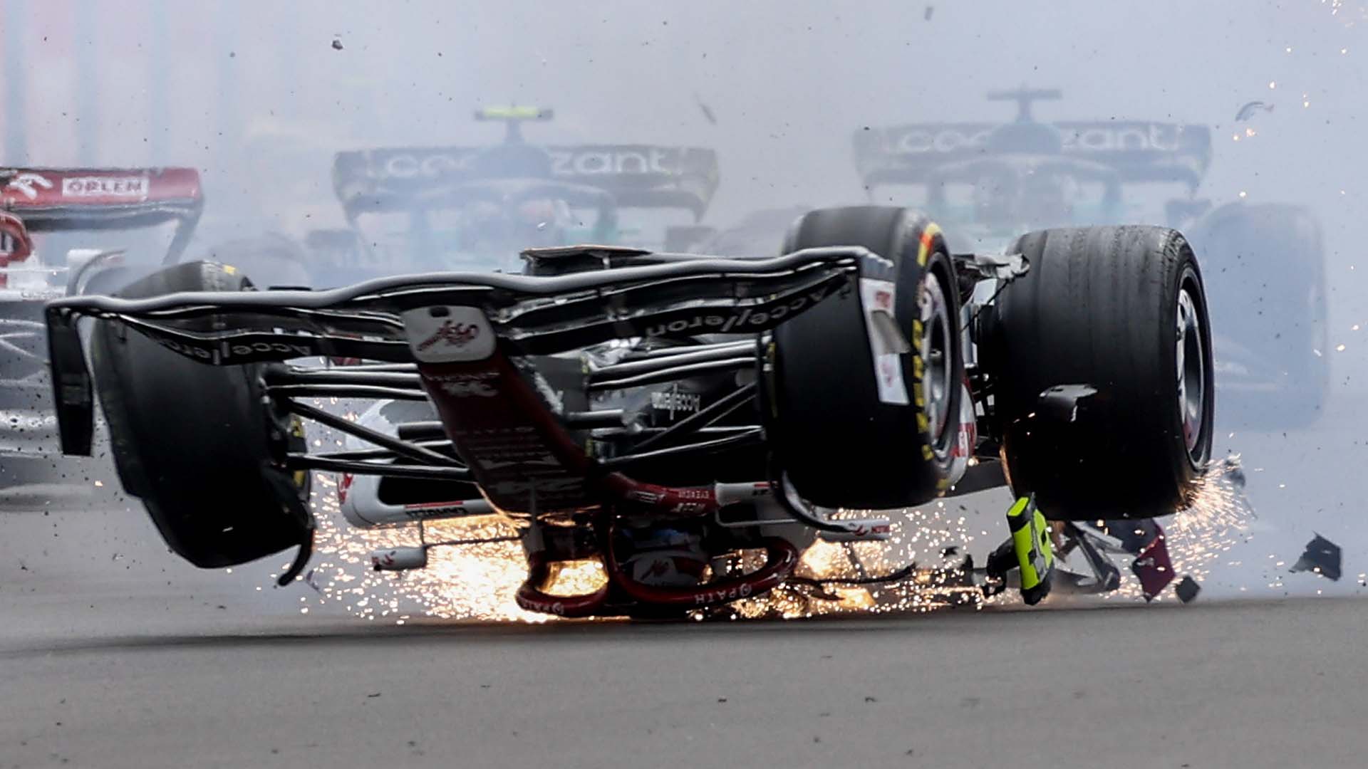 How F1's Halo Saved Zhou Guanyu's Life in Massive Rollover Crash