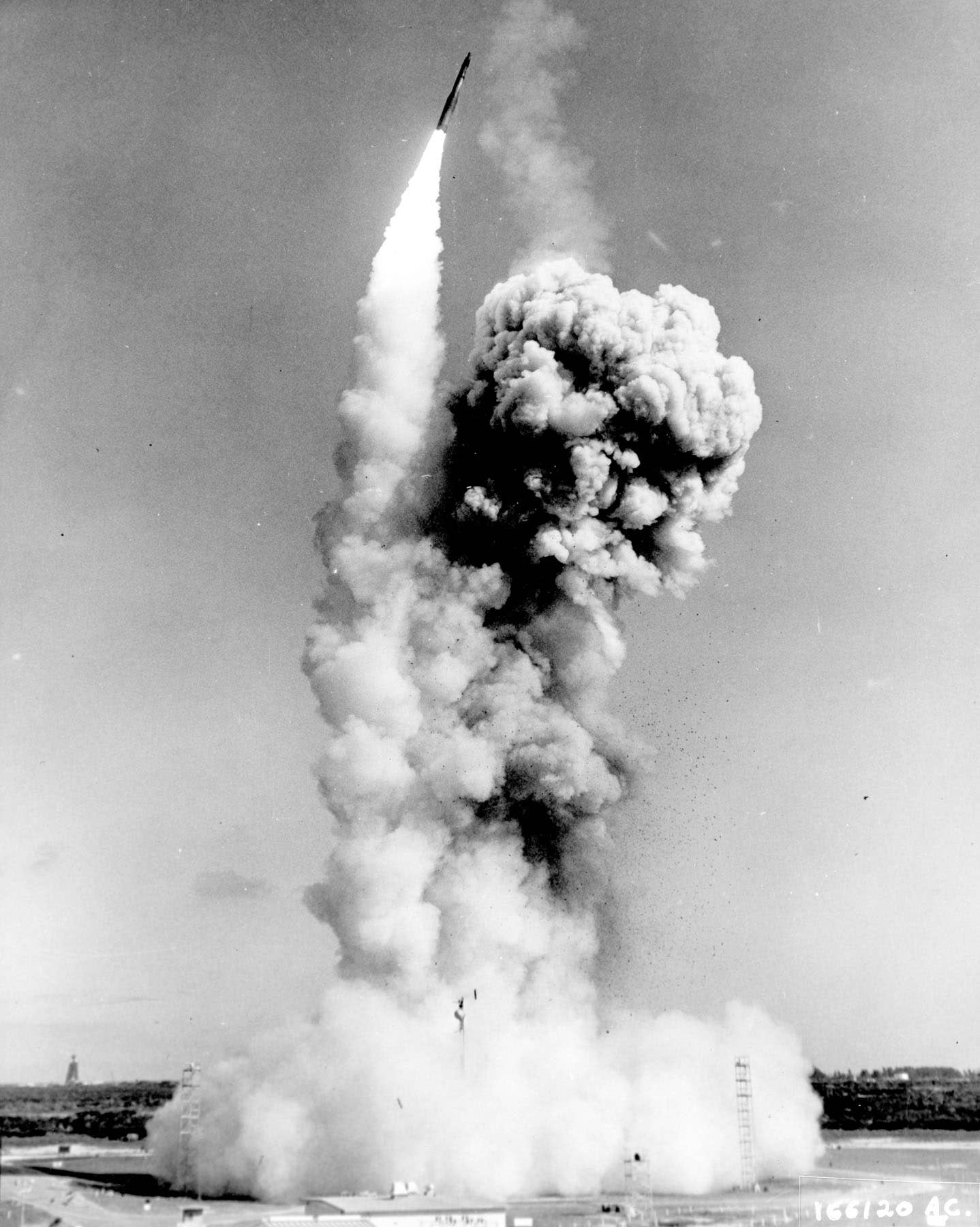 This successful launch of a Minuteman I ICBM took place at Cape Canaveral, Florida, on November 17, 1961. Minuteman became operational less than a year later. <em>U.S. Air Force photo</em><br><a href="https://www.nationalmuseum.af.mil/Visit/Museum-Exhibits/Fact-Sheets/Display/Article/196028/boeing-lgm-30a-minuteman-ia/undefined"></a>