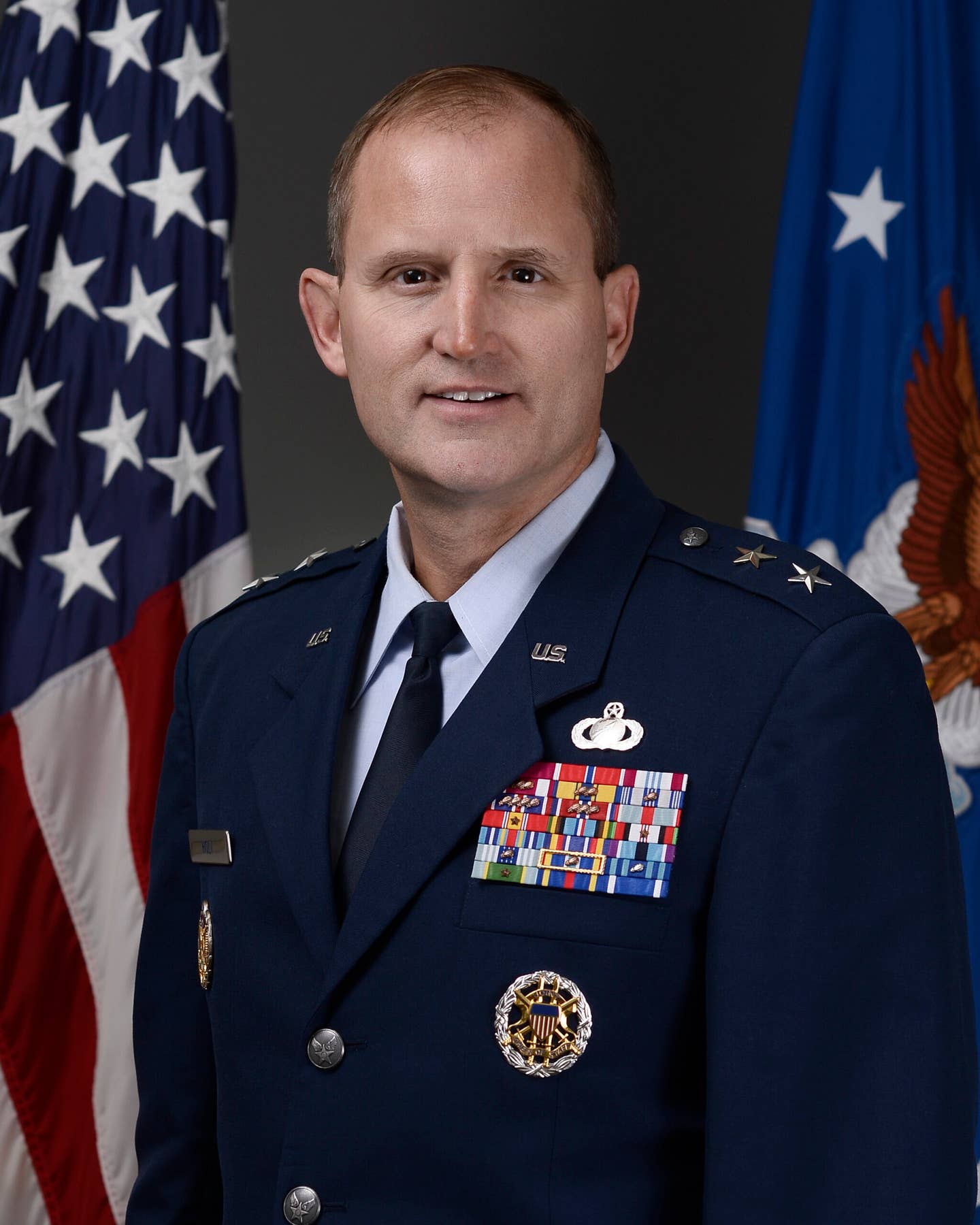 Official portrait of Maj. Gen. Cameron G. Holt. <em>U.S. Air Force photo by Staff Sgt. Chad Trujillo</em>