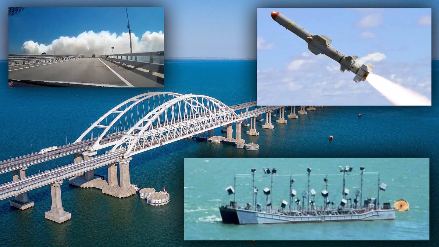 Russia Seems To Be Preparing The Vital Kerch Bridge For Missile Attacks